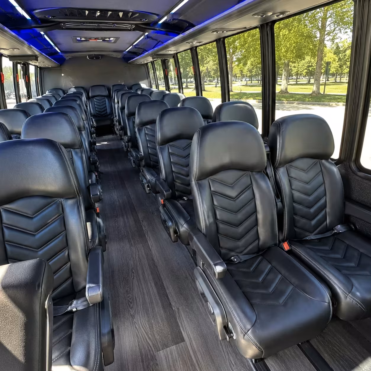 30 passenger minibus interior