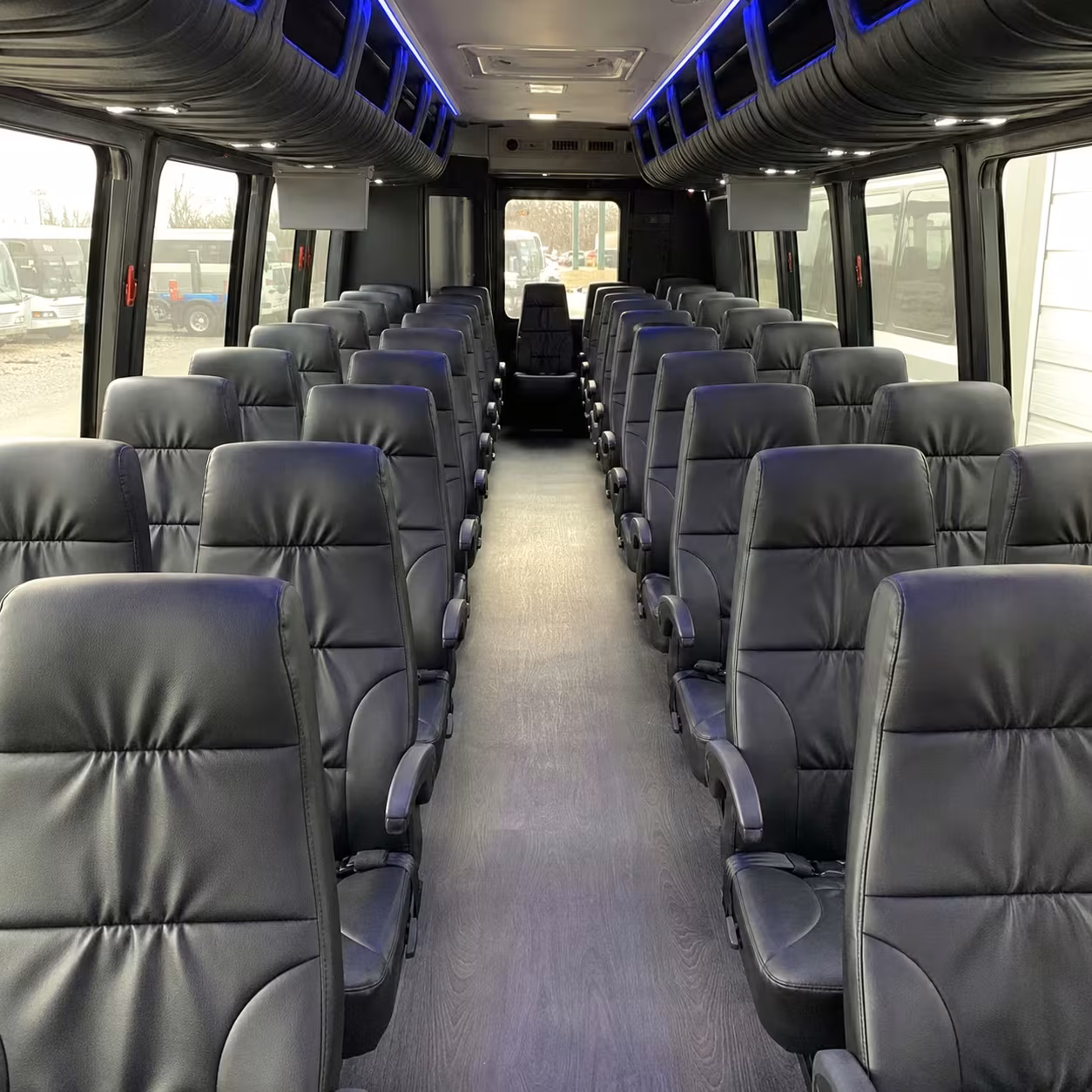35 passenger minibus inside