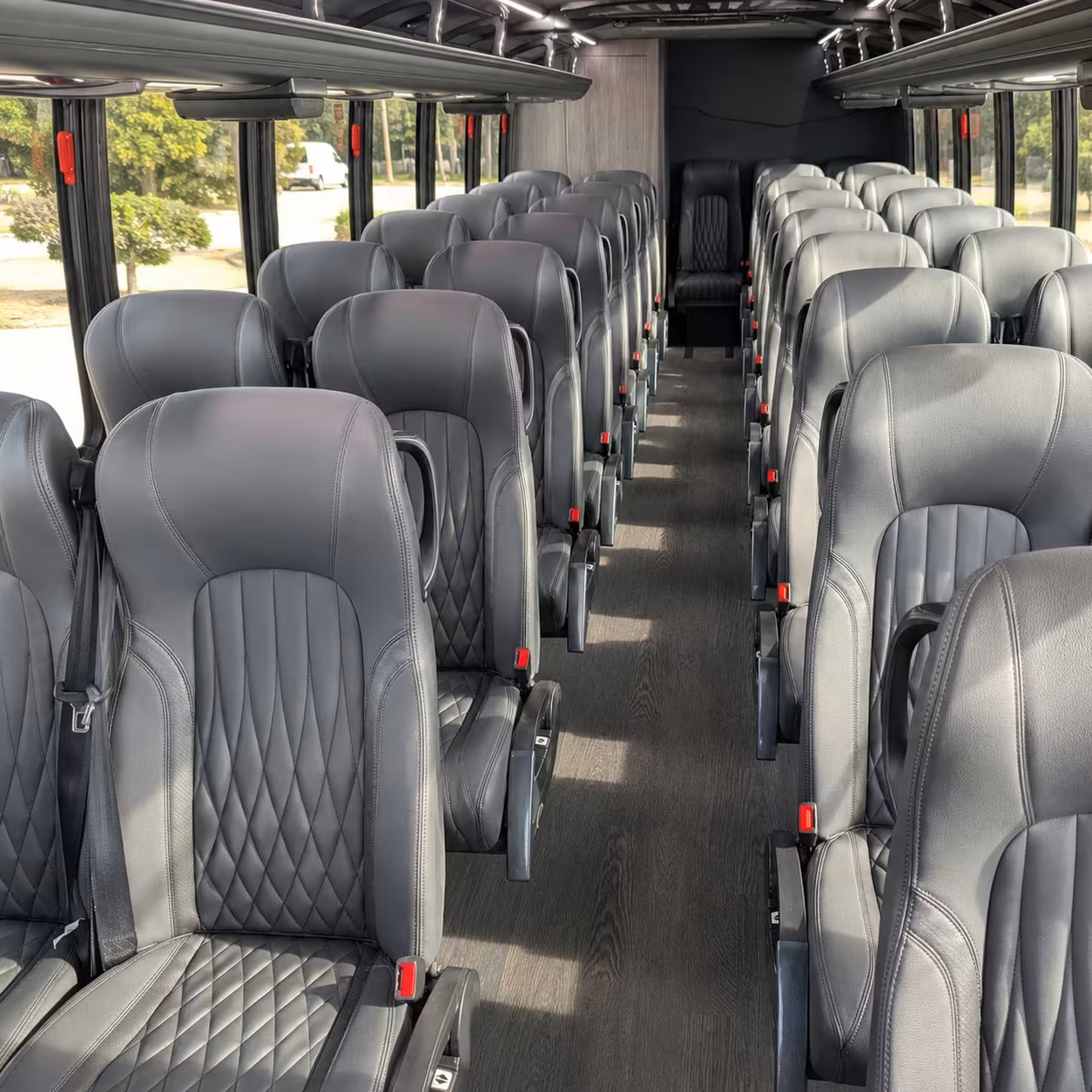 35 passenger minibus interior