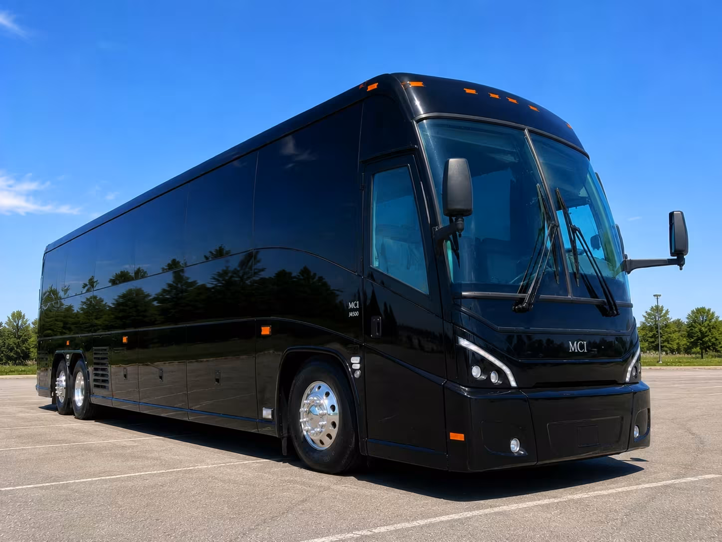 56 passenger charter bus