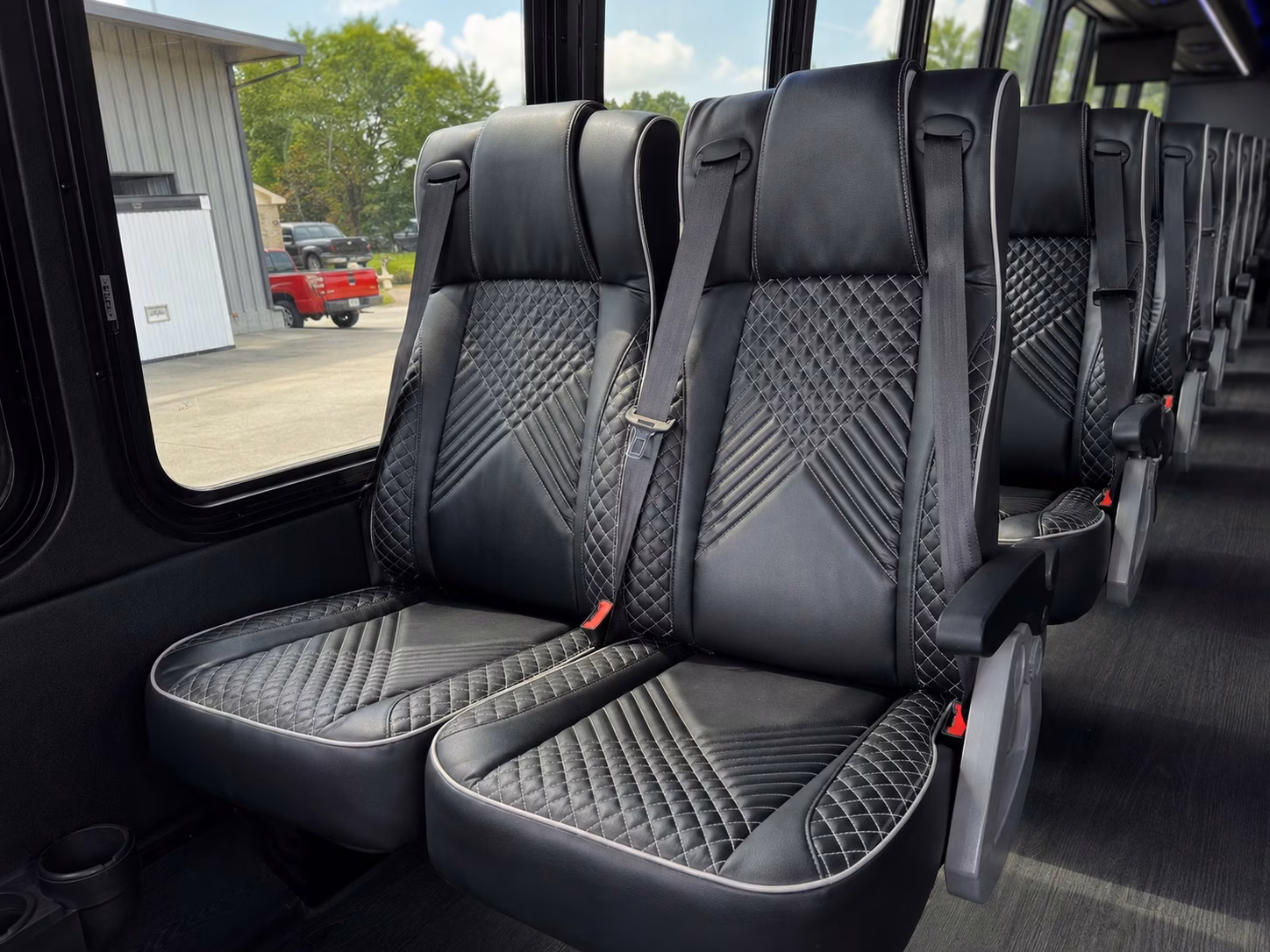 oakland charter bus rental inside