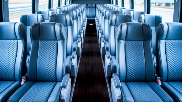 50 passenger charter bus interior oakland