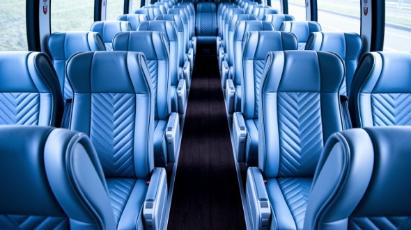 55 passenger charter bus interior oakland