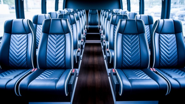 oakland 25 passenger minibus inside