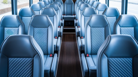 oakland 28 passenger minibus inside