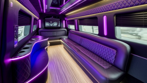 sprinter limo rental interior oakland